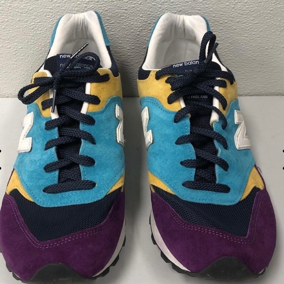 New Balance 577 11.5 Purple, Turquoise, beige - Picture 1 of 6